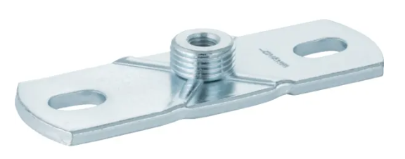 36285126100 bev.plaat+moer M10 BI/1/2"" BU